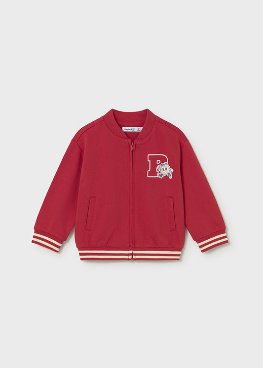 Mayoral Baby Boy Red Bomber Jacket