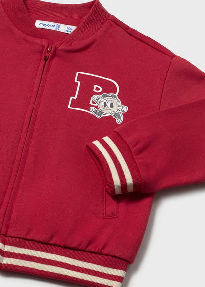 Mayoral Baby Boy Red Bomber Jacket