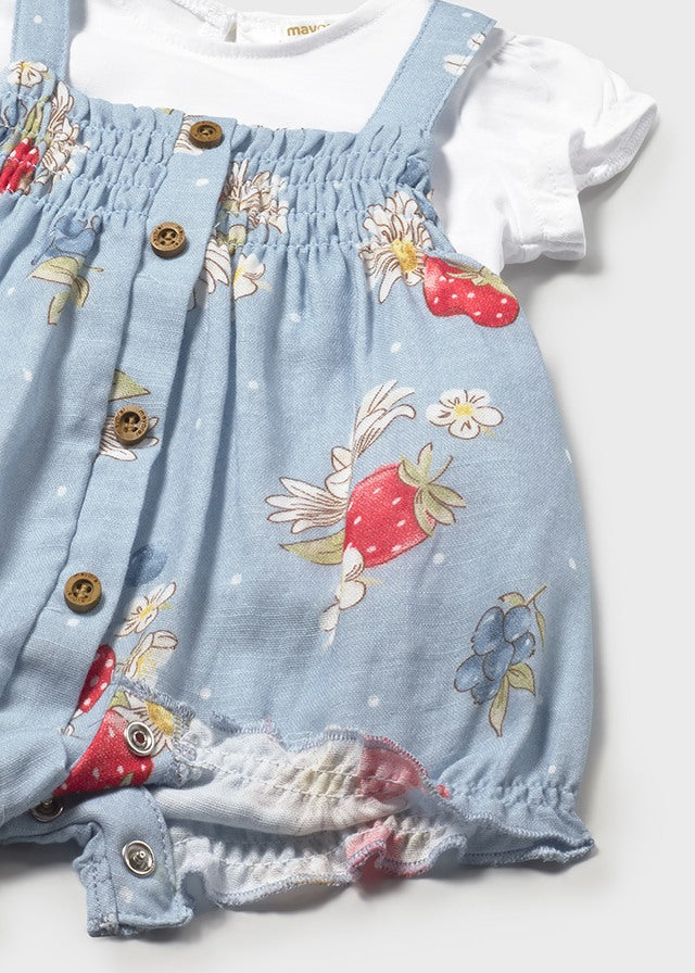 Mayoral Baby Girls Lagoon Romper Set