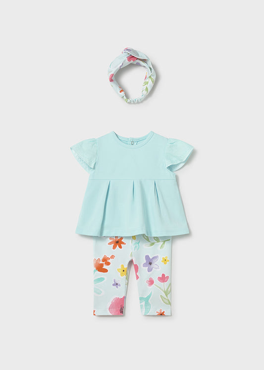 Mayoral Baby Girls Hawaii Leggings Set