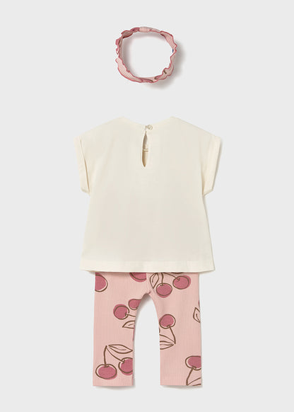 Mayoral Baby Girl Peony Leggings and Headband Set
