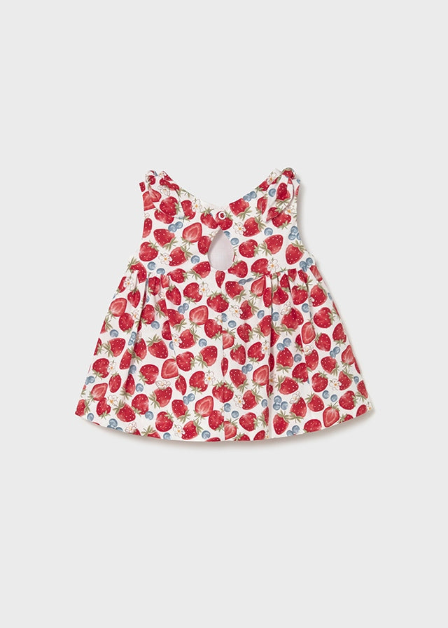 Mayoral Baby Girls Strawberry Print Dress