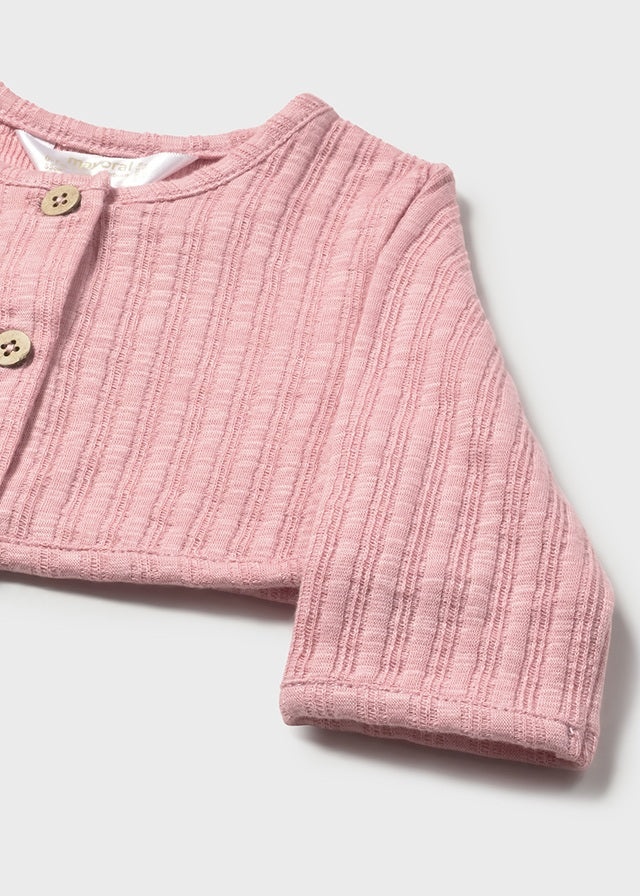 Mayoral Baby Girls Pink 3 Piece Dress Set