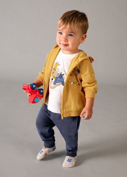 Mayoral Baby Boy 3-Piece Tracksuit with Interactive T-shirt