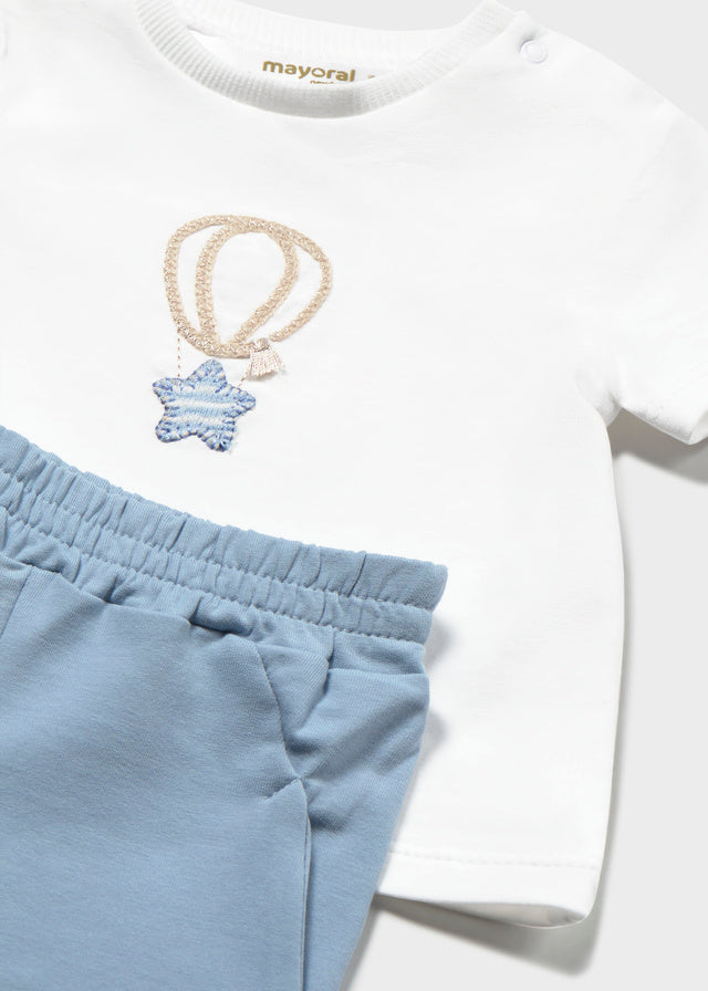 Mayoral Baby Boys Blue 3 Piece Tracksuit