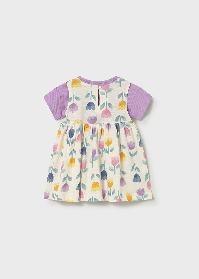 Mayoral Baby Girl Lilac Dress 2 Pieces