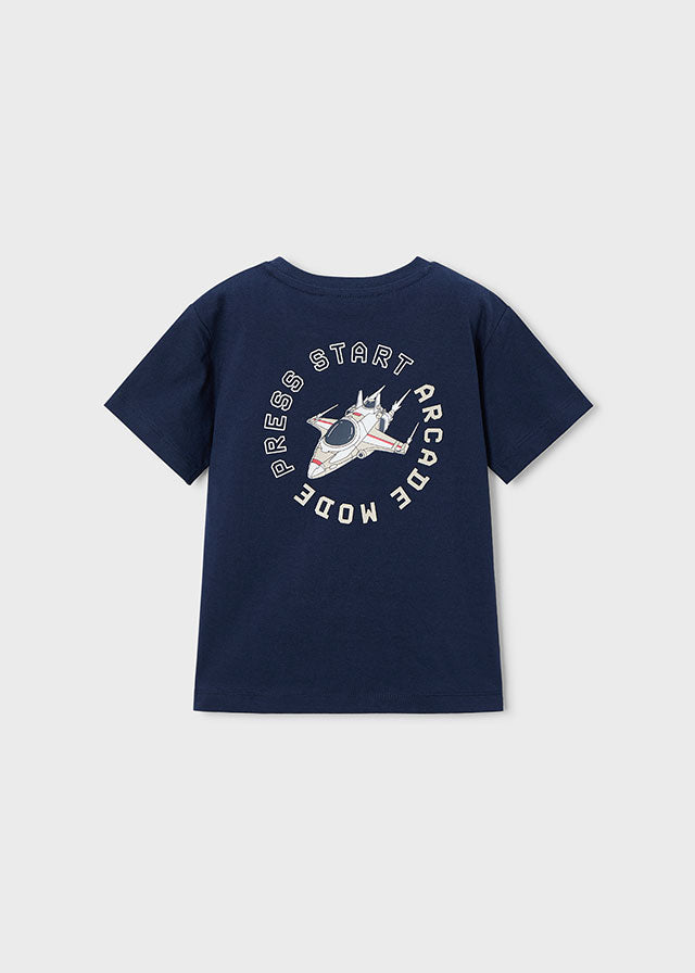 Mayoral Boys Red/Navy 2 T-shirt set