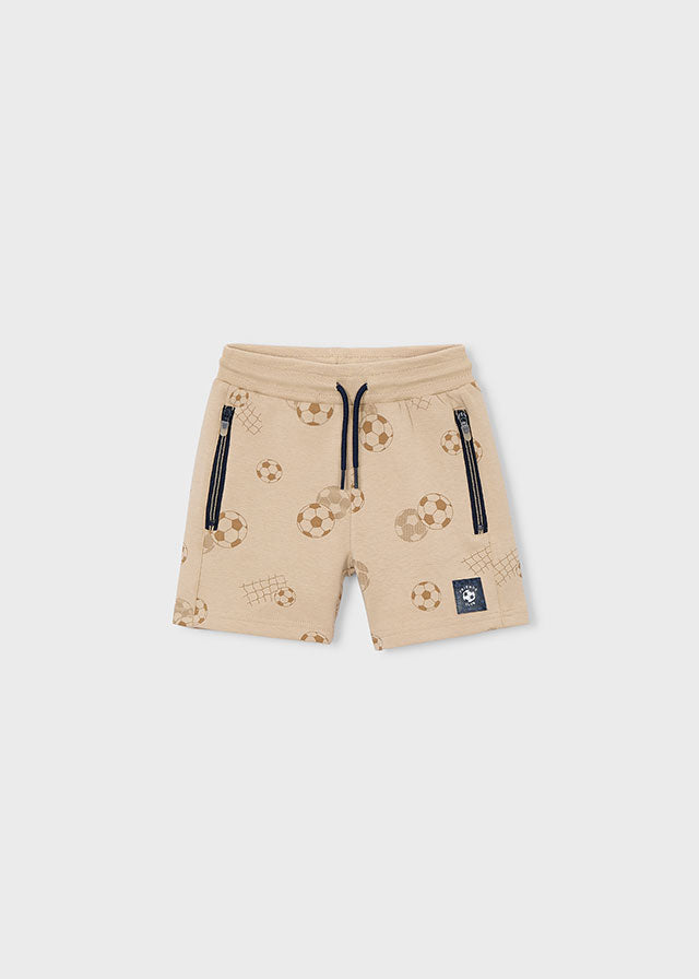 Mayoral Boys Football Bermuda Shorts with Zips