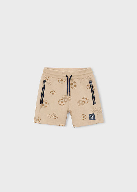 Mayoral Boys Football Bermuda Shorts with Zips