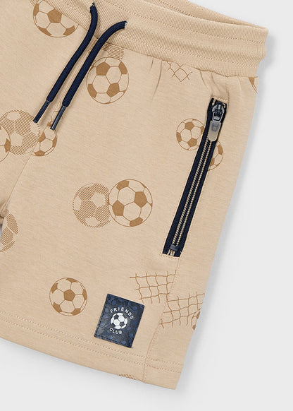 Mayoral Boys Football Bermuda Shorts with Zips