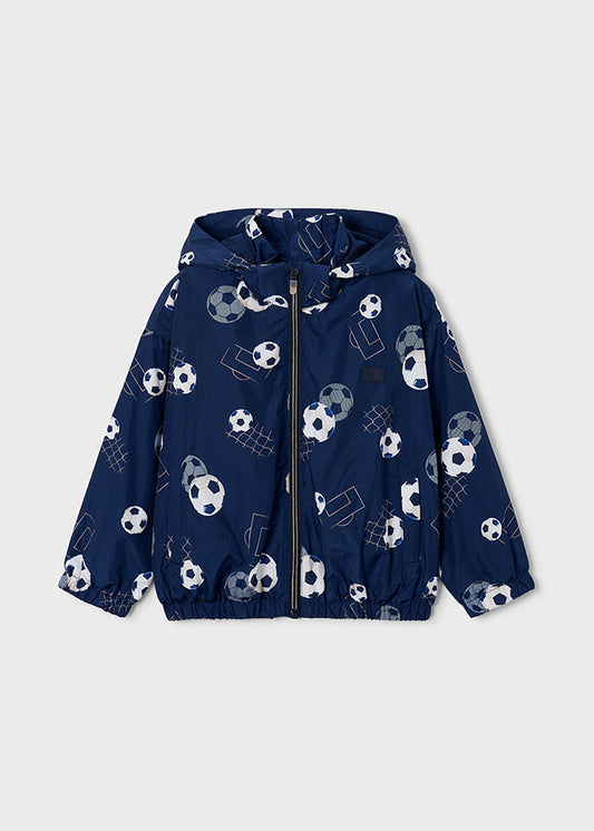 Mayoral Boys Navy Printed Windbreaker Jacket