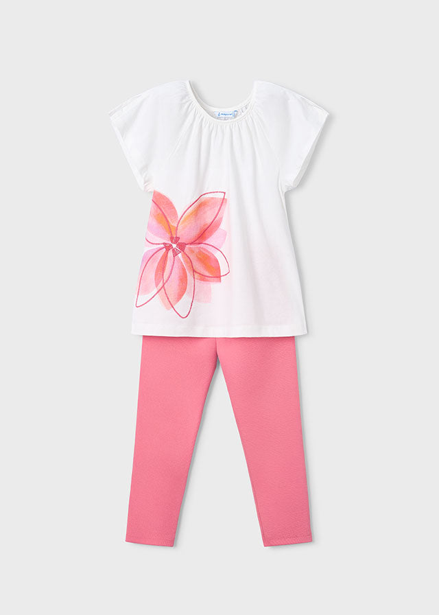 Mayoral Girls Camellia Leggings Set