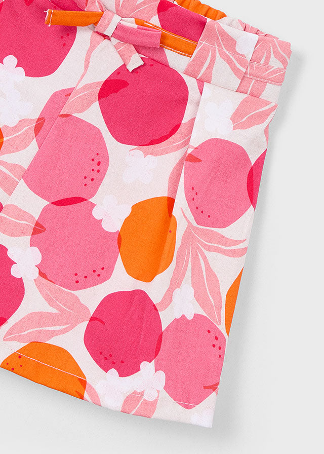 Mayoral Girls Clover Patterned Pant Skirt