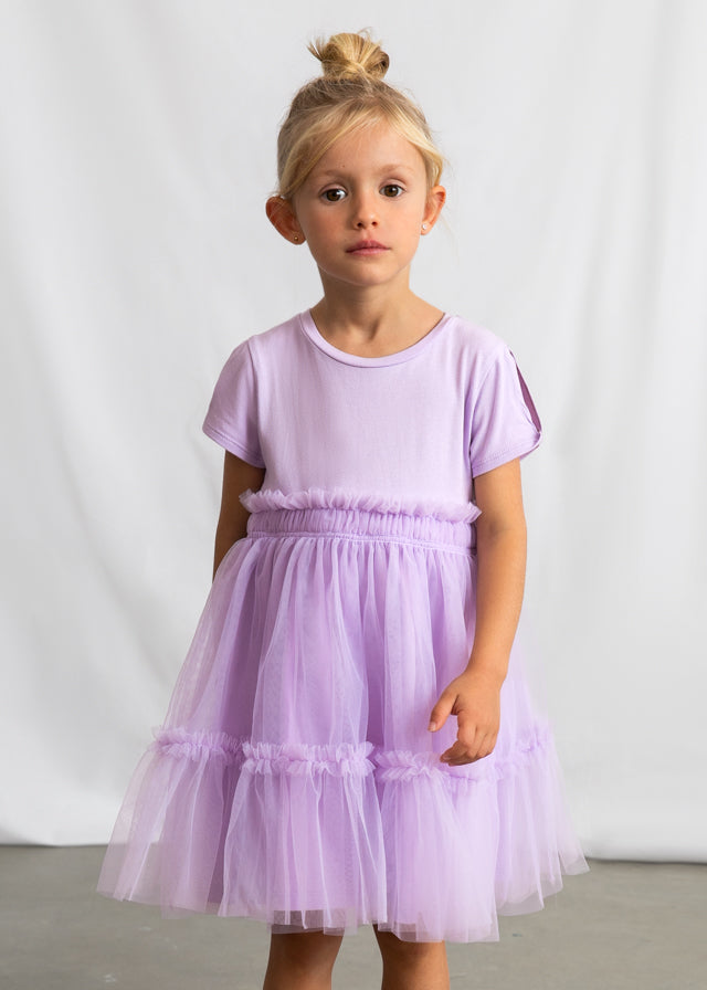 Mayoral Girls Lilac Dress
