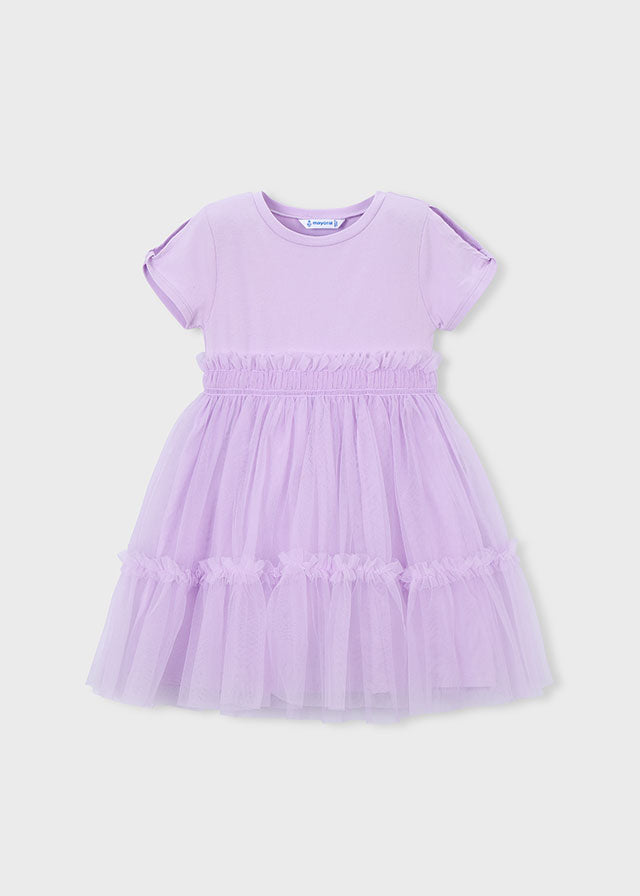 Mayoral Girls Lilac Dress