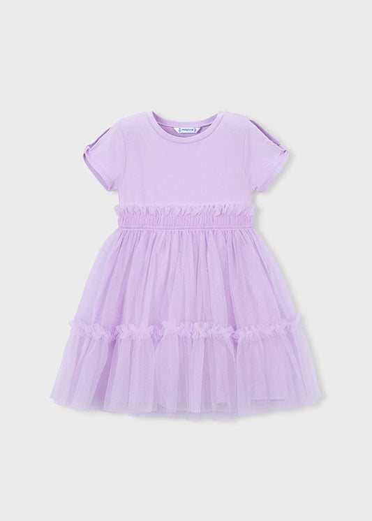 Mayoral Girls Lilac Dress