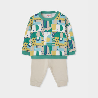 Boboli Baby Boys 2 Piece Sweatshirt and Bottoms Set