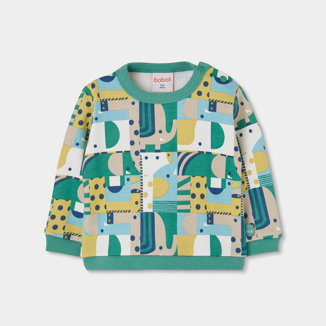 Boboli Baby Boys 2 Piece Sweatshirt and Bottoms Set