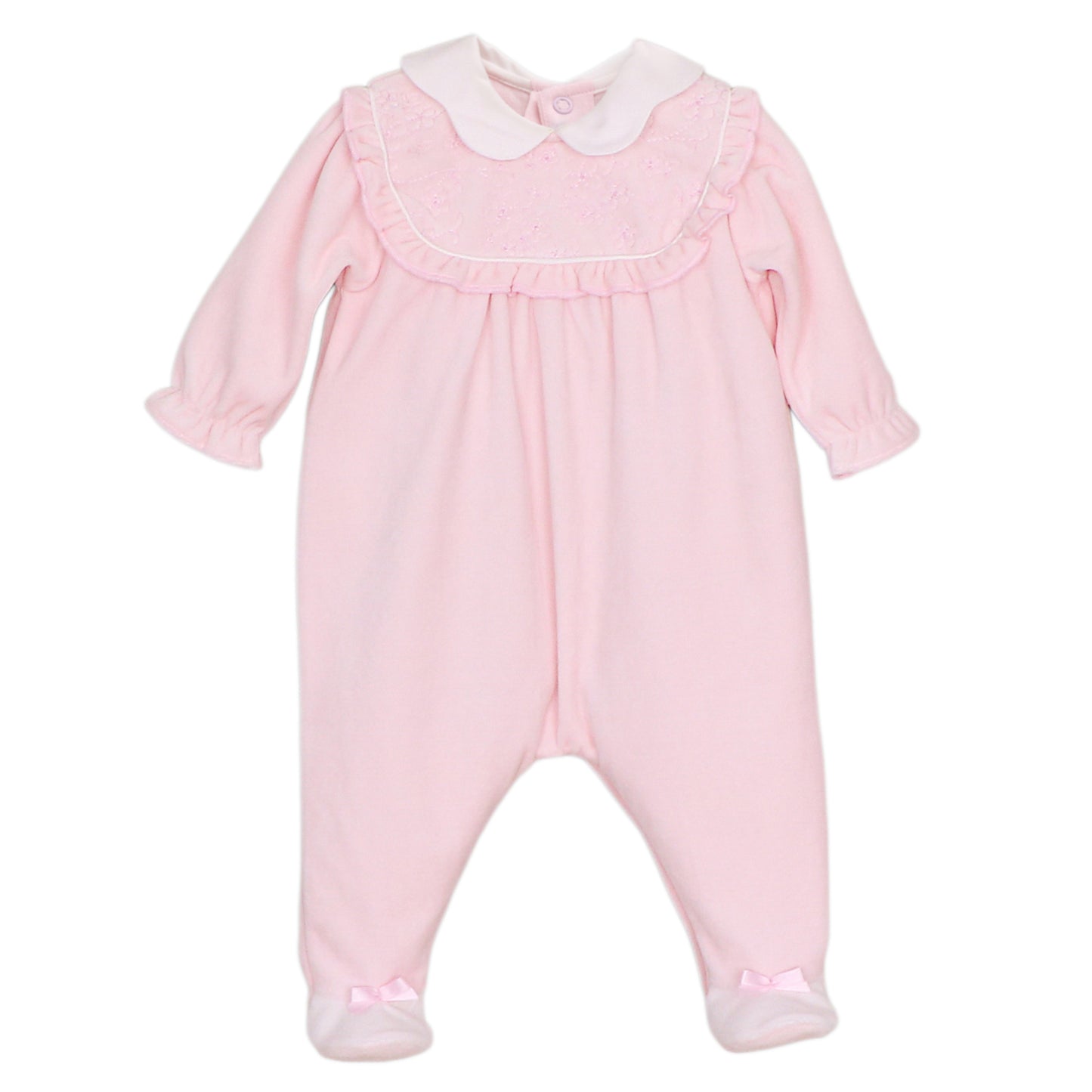 Emile et Rose Baby Girls Maddy Pink Baby Grow