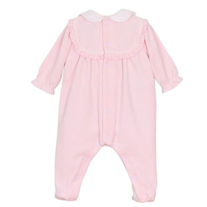 Emile et Rose Baby Girls Maddy Pink Baby Grow