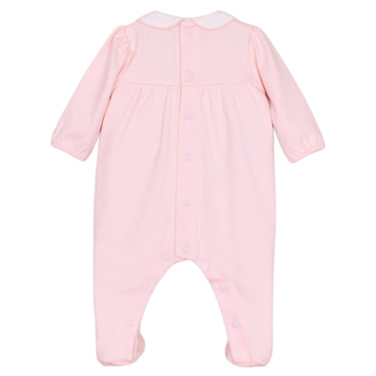 Emile et Rose Baby Girls Matilda Pink Baby Grow & Hat
