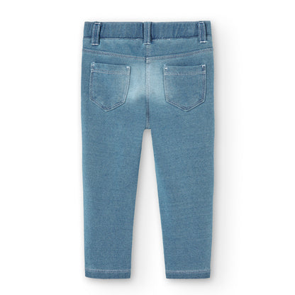 Boboli Girls Bleach Denim Trousers