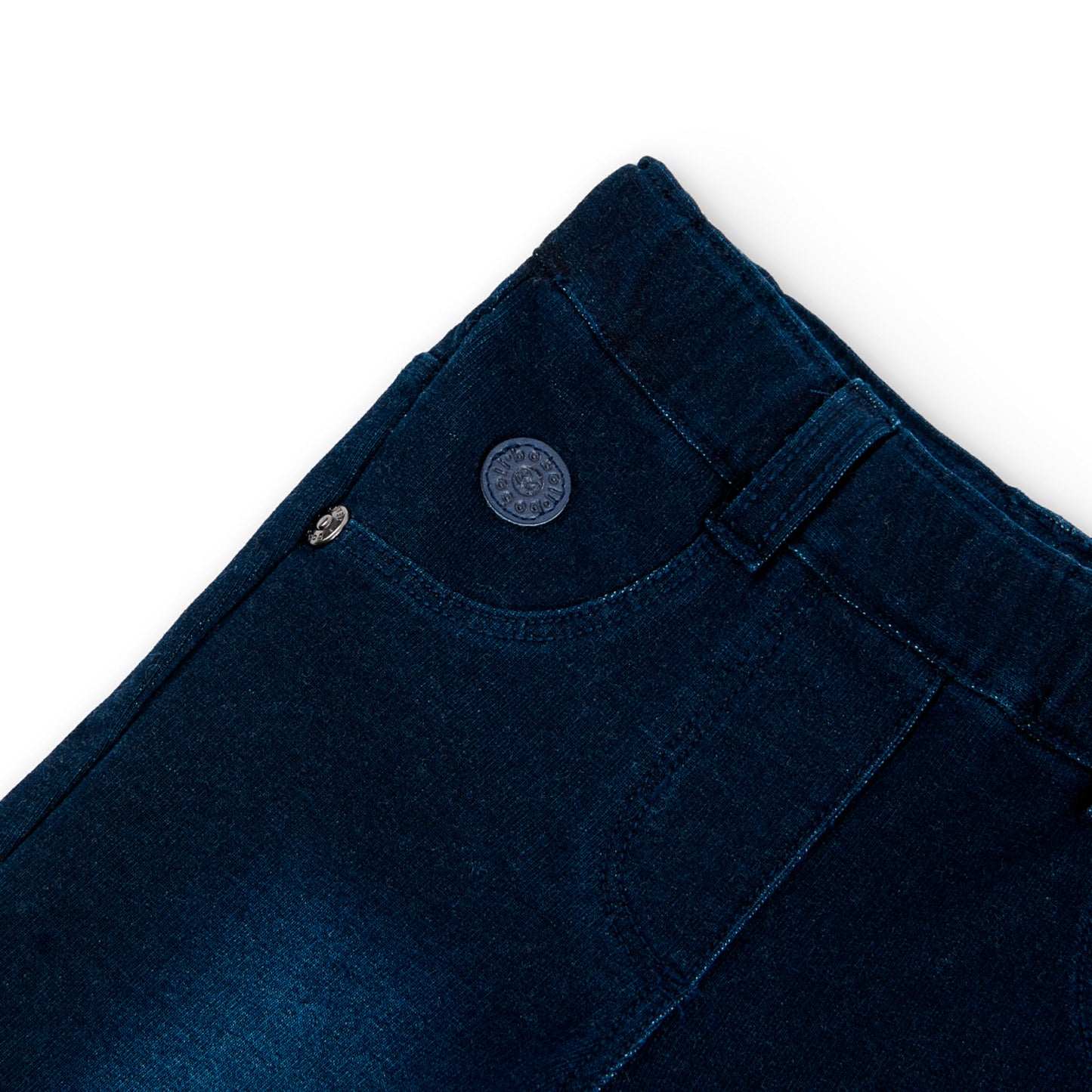Boboli Girls Fleece Denim Trousers