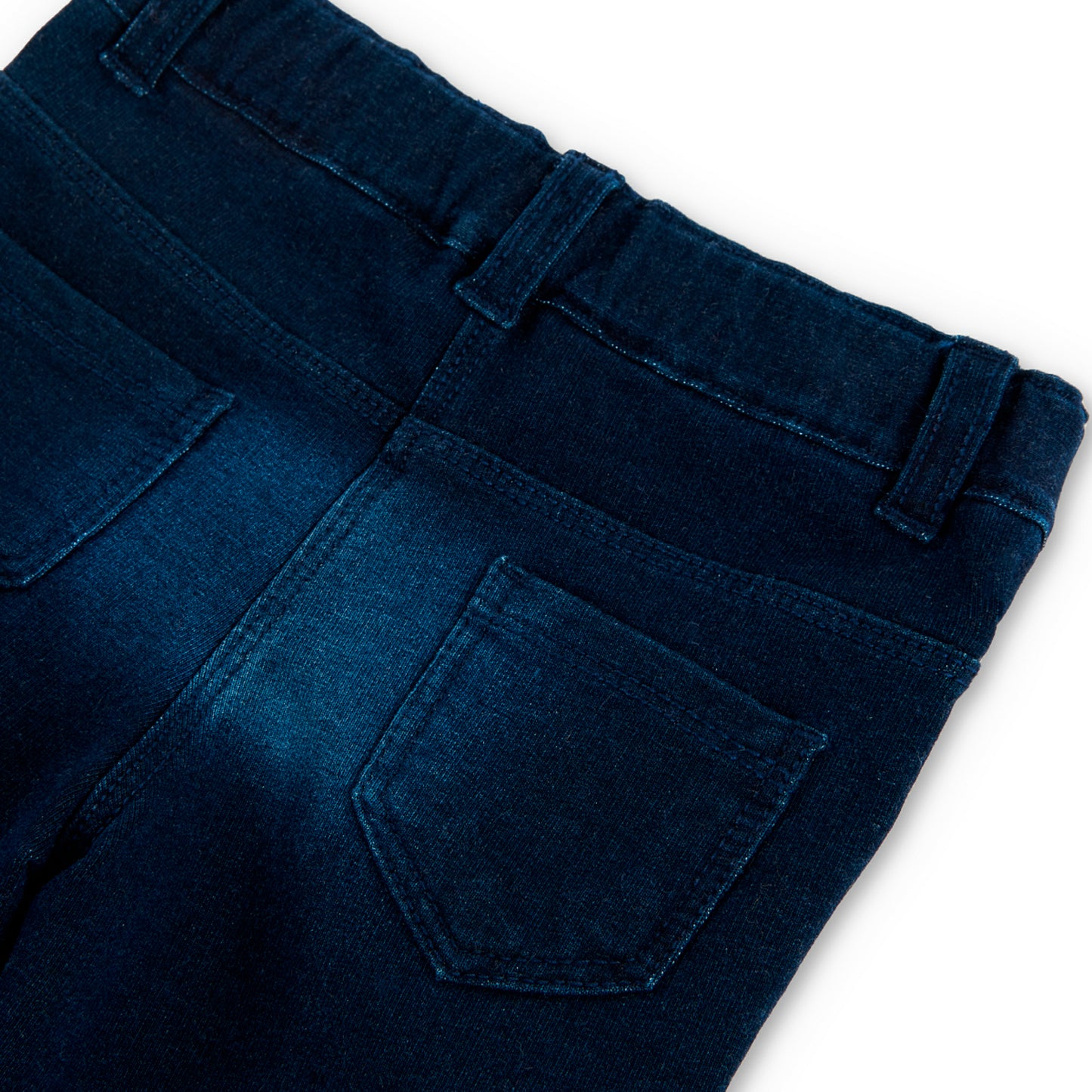 Boboli Girls Fleece Denim Trousers
