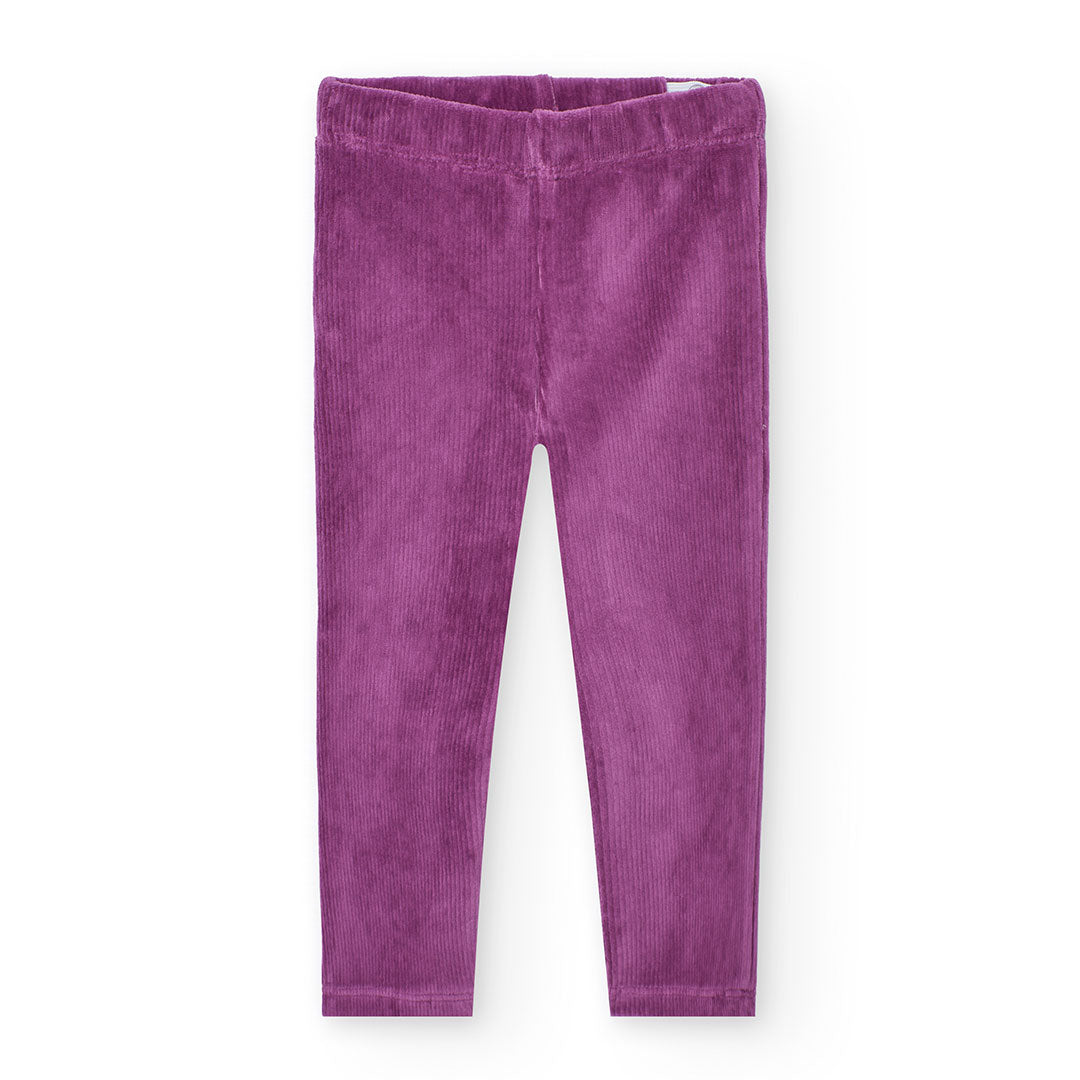 Boboli Girls Blackberry Corduroy Trousers
