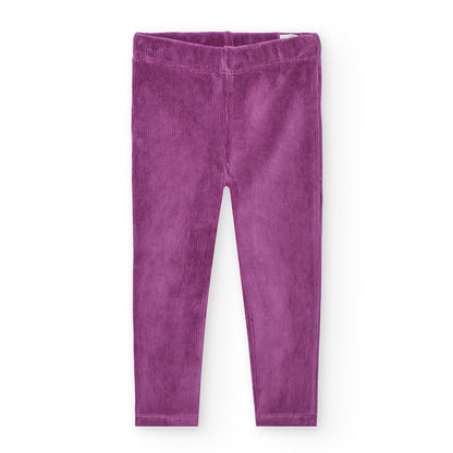 Boboli Girls Blackberry Corduroy Trousers