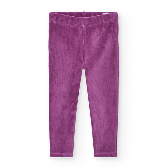 Boboli Girls Blackberry Corduroy Trousers