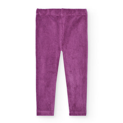 Boboli Girls Blackberry Corduroy Trousers
