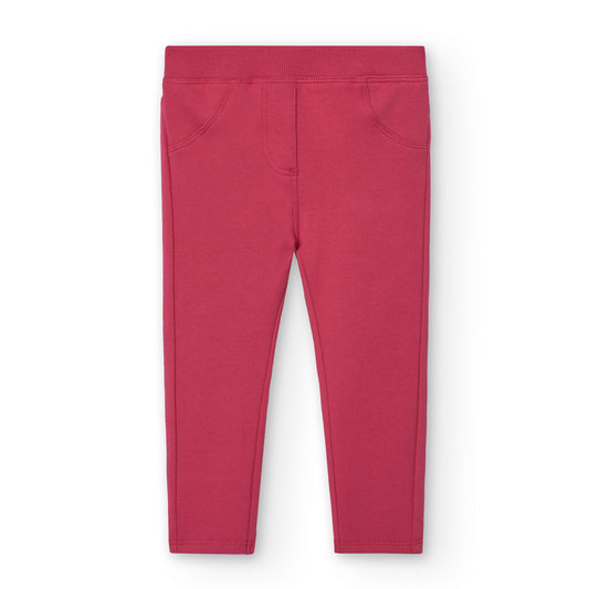 Boboli Girls Stretch Fleece Leggings