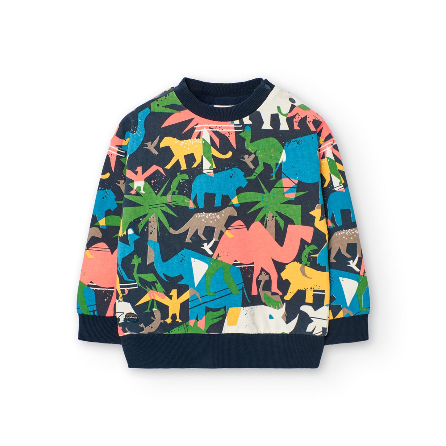 Boboli Boys Exotic Animal Sweatshirt