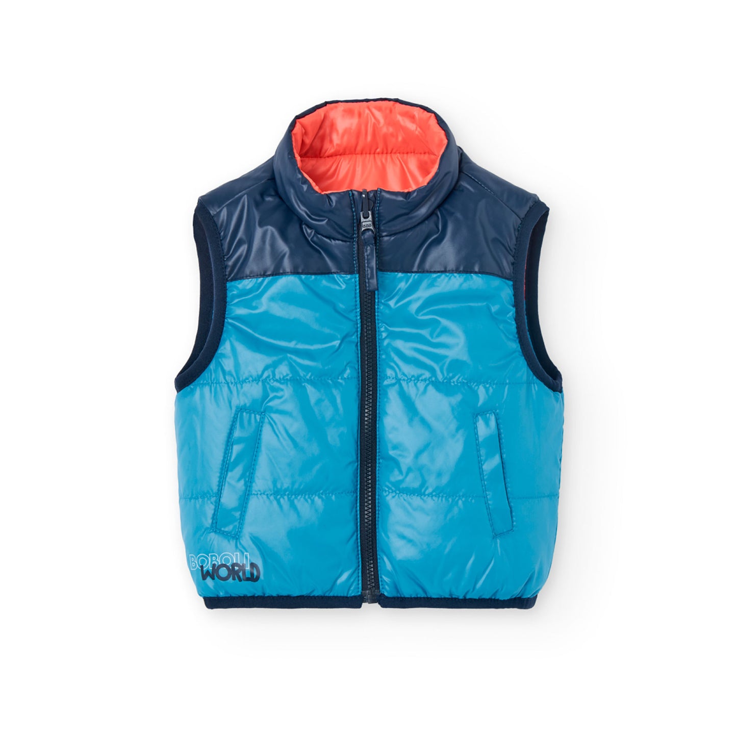 Boboli Boys Reversible Padded Gillet