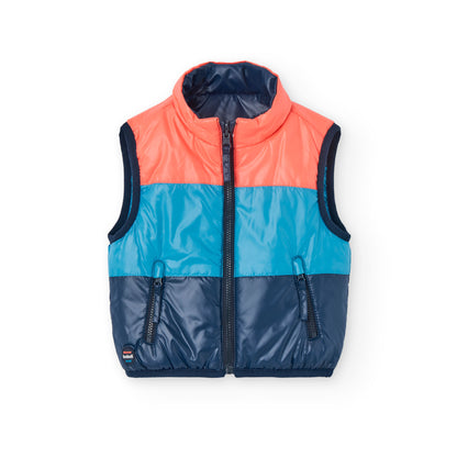 Boboli Boys Reversible Padded Gillet