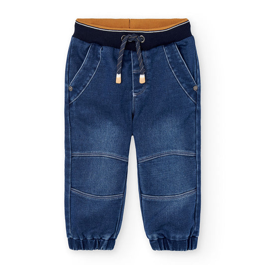 Boboli Boys Dark Blue Denim Trousers