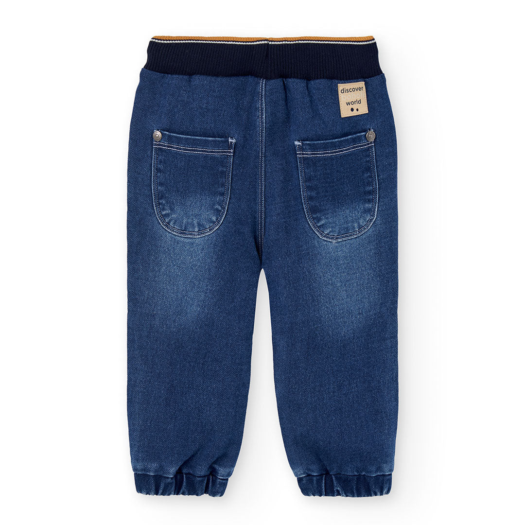 Boboli Boys Dark Blue Denim Trousers