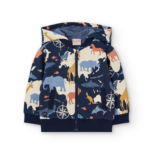 Boboli Boys Animals Fleece Jacket