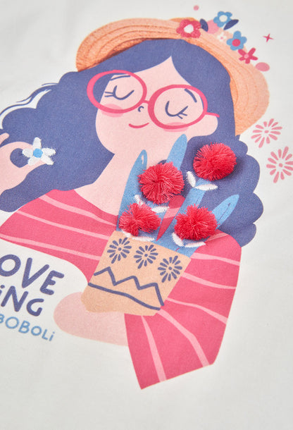 Boboli Girls Long Sleeve Top