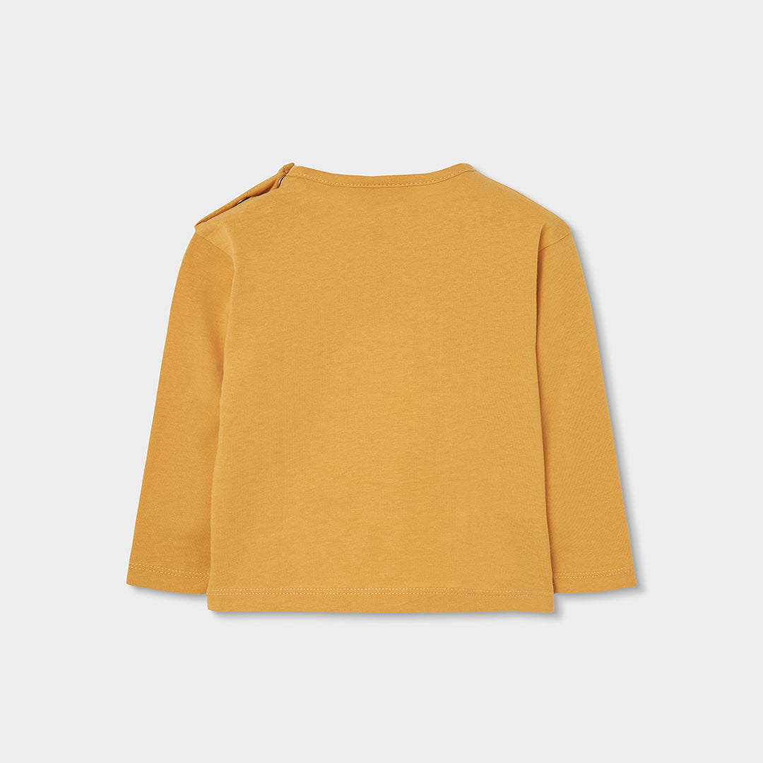 Boboli Girls Mustard Long Sleeve T-shirt