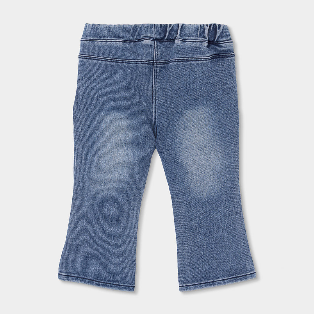 Boboli Girls Blue Denim Trousers