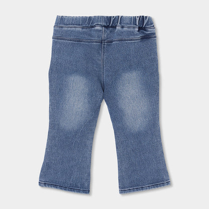 Boboli Girls Blue Denim Trousers
