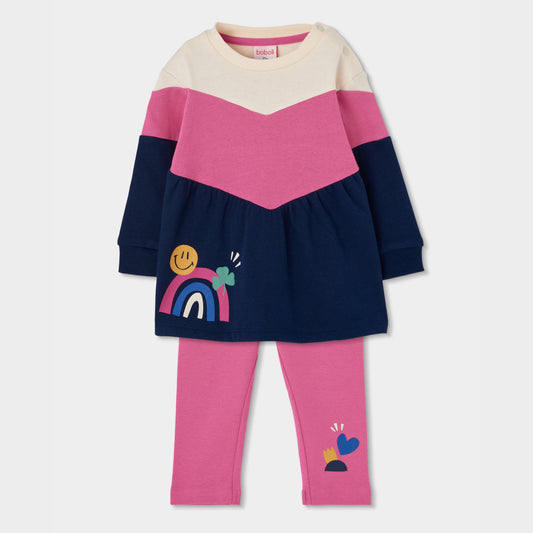 Boboli Girls Leggings and Top Set