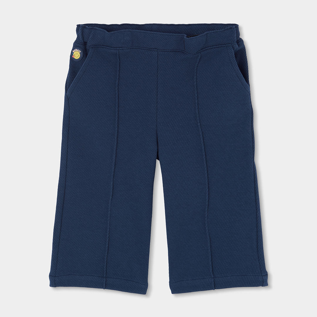 Boboli Girls Navy Twill Trousers