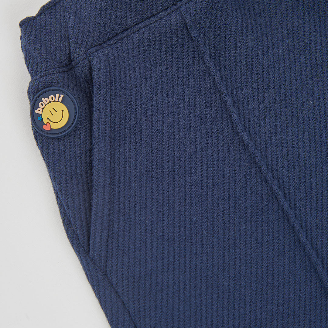 Boboli Girls Navy Twill Trousers