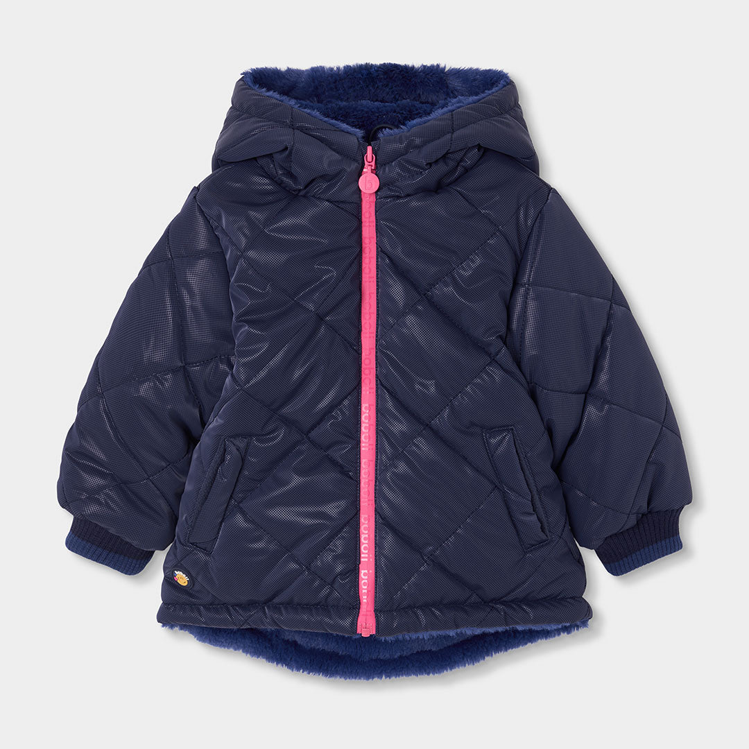Boboli Girls Navy Coat