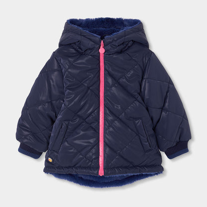 Boboli Girls Navy Coat