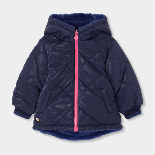 Boboli Girls Navy Coat