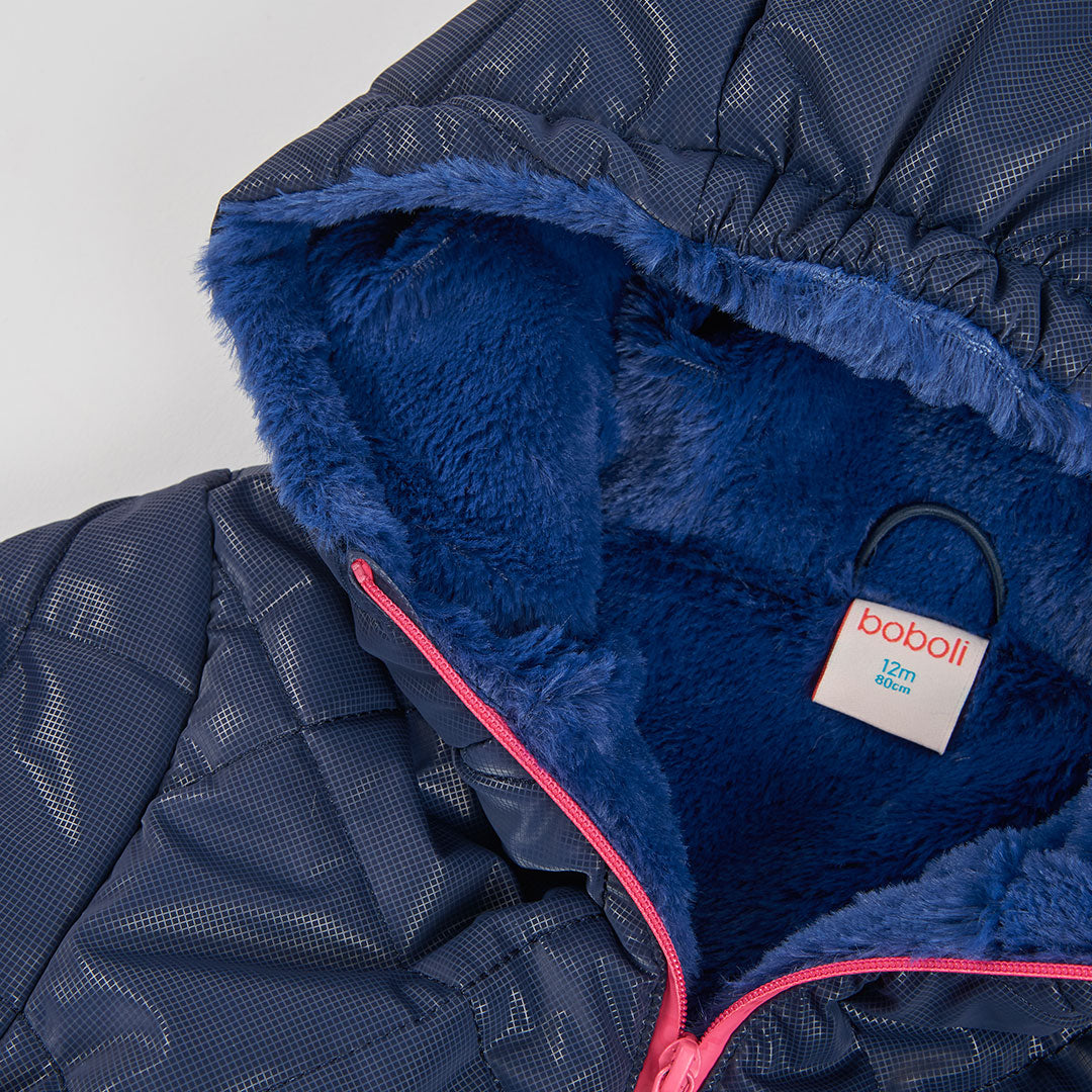 Boboli Girls Navy Coat
